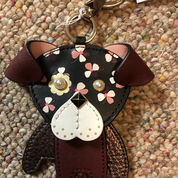 kate spade Accessories Kate Spade Cherrywood Dog Key Fob Poshmark